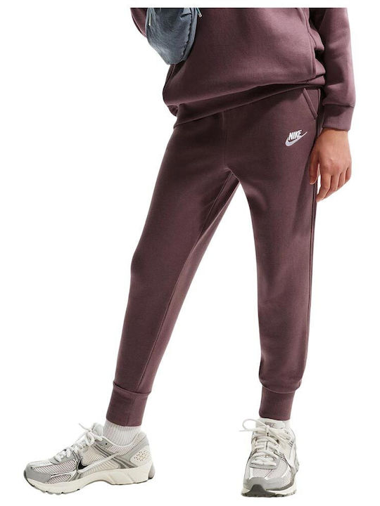 Kids Sweatpants Brown Sportswear Club