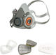 Set Mască Respiratorie de Protecție 3M-6200 2 Bucăți Filtre 3M-6057 Prefiltre 3M-5911 Capace 3M-501