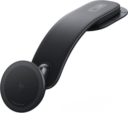 Nano Magnetic Car Mount Wireless Charging Detachable 15w 360° Black