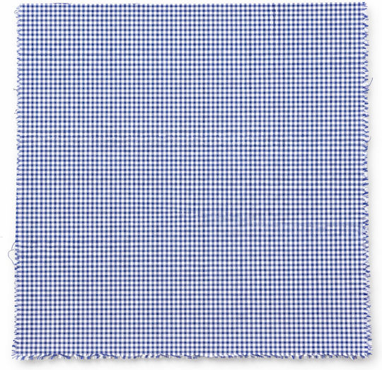 Cotton Checked Blue Handkerchief 27x27cm 50pcs 5999-27 Sale 30%