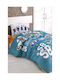 Set Four Seasons Duvet Cover Athletic Mint for Kids and Teens 180x230 cm