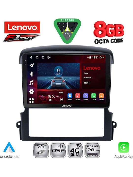 Lenovo Car Audio System for Kia Sorento 2006-2009 (Bluetooth/USB/WiFi/GPS/Apple-Carplay/Android-Auto) with Touch Screen 9"