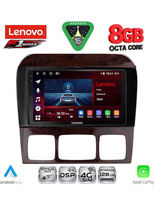 Lenovo Car Audio System for Mercedes-Benz S Class 1998-2005 (Bluetooth/USB/WiFi/GPS/Apple-Carplay/Android-Auto) with Touch Screen 9"