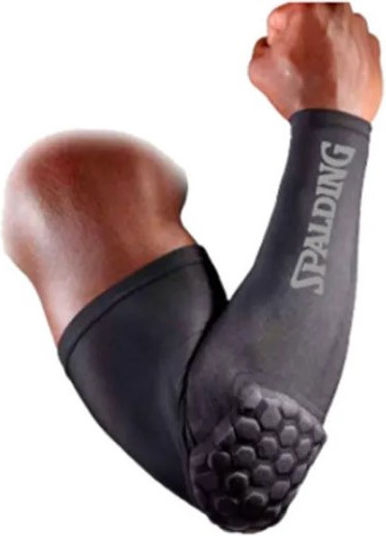 Spalding Honeycomp Sleeve Compression Spacone007-007 Μανίκι Συμπιεσης Μαυρο 1 Τεμαχιο