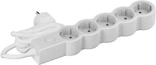 Legrand Std Power Strip 5 Sockets with 5m Cable Gray