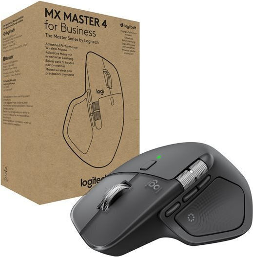Logitech MX Master 4 Kabellos Ergonomisch Bluetooth Maus Graphite