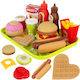 Kinder Set Fast Food Iso Trade 26 Teile Servierteller & Burger