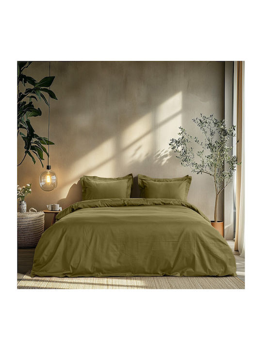 Beauty Home Set Cotton Satin Duvet Cover 170x25...