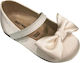 Babywalker Ecru Baptism Fabric Pumps