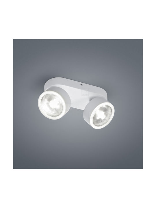 Helestra Deckenleuchte 8cm Weiß mit Integrierter LED
