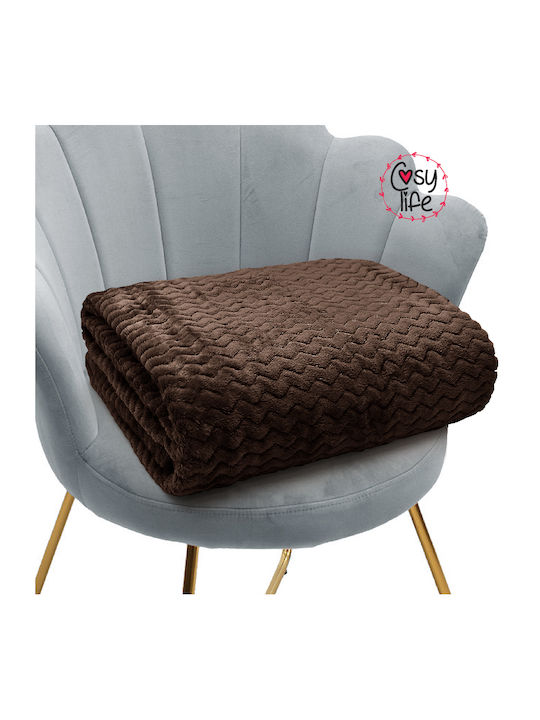 Cosy All Seasons Velvet Blanket Double 215x230c...