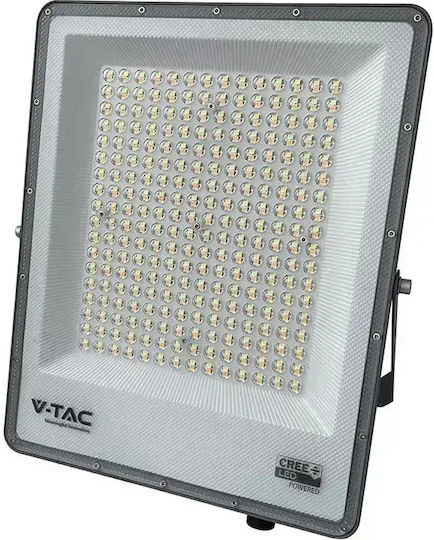 V-TAC Ηλιακό Φωτιστικό 200W 16.45lm Θερμό Λευκό 3000K με Φωτοκύτταρο IP65 32.6x41x3.3εκ.