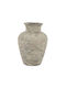 Artekko Decorative Ceramic Beige Vase Φ29xH40cm