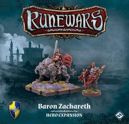 Runewars Miniatures Game Baron Zachareth – Hero Expansion