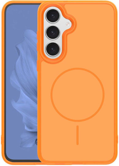 Frame Thin Mag Case Samsung Galaxy S25 Orange