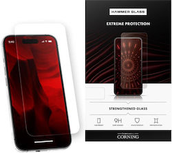 Tempered Glass Hammer Glass Apple Iphone 16 Plus Corning 1 Τεμ