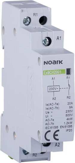 Noark Ρελέ Ράγας με Τάση 230V