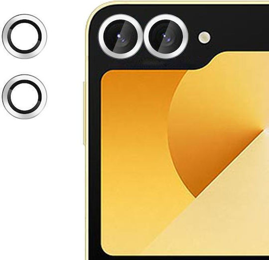 Προστασία Κάμερας Μεμβράνη Ασημί για το Samsung Galaxy Z Flip7 5G