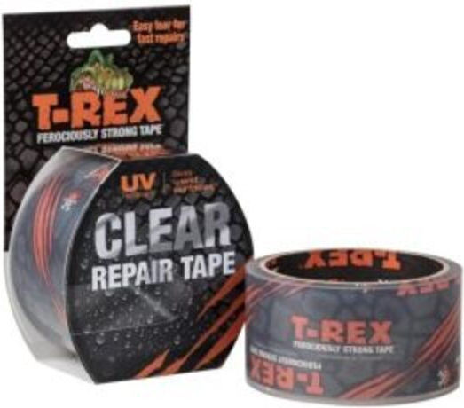 T‑rex Repair Tape 48 Mm X 8.2 M Bandă Transparentă De Reparații Și Sigilare
