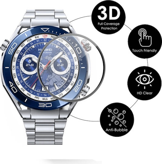 Enkay 2 Pieces Full Flexi Glass Huawei Watch Ultimate Black