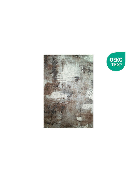 Bioafrol Irida Χαλί Ορθογώνιο Grey/beige 140x67cm