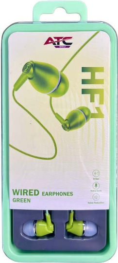 ATC Hfr1 In-ear Handsfree Headphones with Connector 3.5mm Green