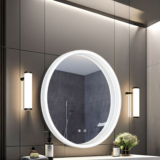 Martin Home MA-04 Στρογγυλός Led Αφής 60x60cm Λευκός