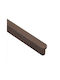 Roline Furniture Handle from Metallic Walnut 180mm (Hole Centers 180mm) 565-KARYDIA-160