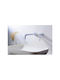 Excel Built-in Mixer & Spout Set for for Bathroom Sink 2 Exits White