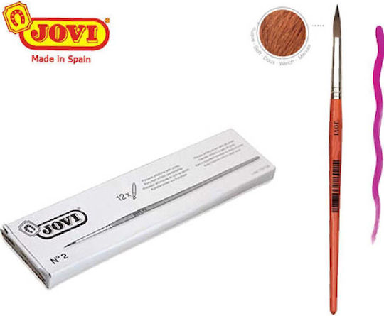 Jovi Round Art Brush No2 School 12 Pieces