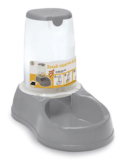 Stefanplast Break Reserve Automatic Plastic Feeder for Dog & Cat 6.5lt in Gray Color