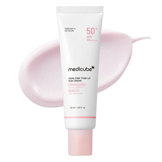 Medicube PDRN Pink Tone Up Αδιάβροχη Αντηλιακή Κρέμα Προσώπου SPF50+ 50ml