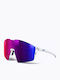 Julbo Men's Sunglasses with White Frame and Blue Lens