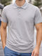 Polo Kurzarm Bluse Ice