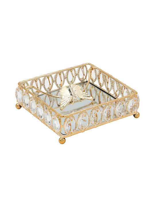 Keskor Serviettenhalter Gold 18x18x5.5cm 43205
