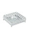 Keskor Serviettenhalter Silber 18x18x5.5cm 43206