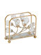 Keskor Metallic Napkin Holder Gold 13x6x10.5cm 43185