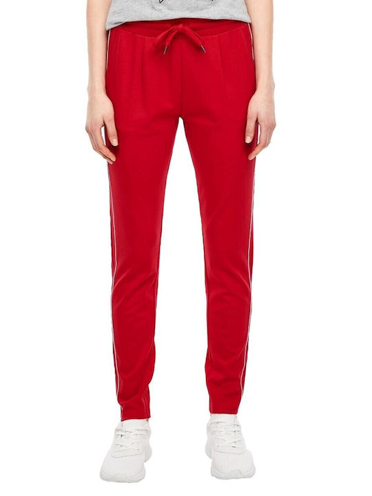 Damen Stoff Hose Red