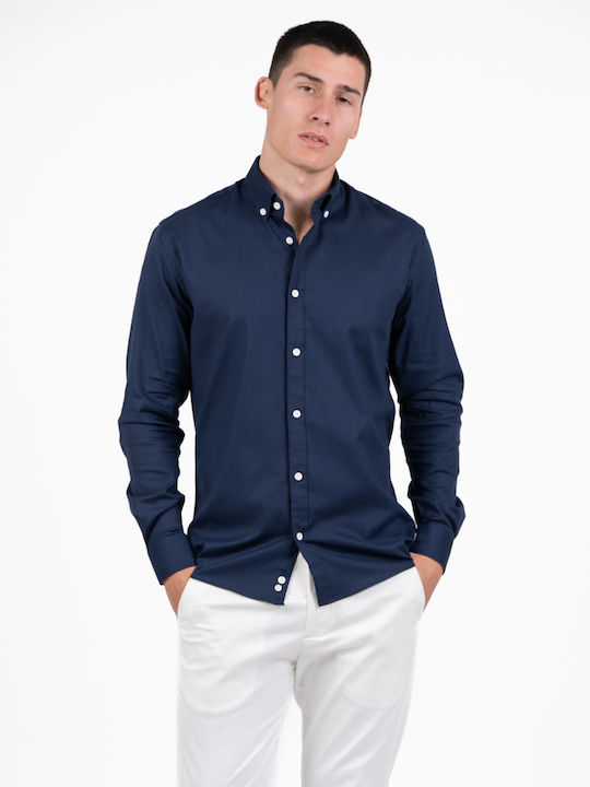 Ben Tailor Harmony Long-sleeved Shirt Blue