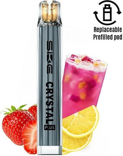 SKE Crystal Pod Kit 2ml με Ενσωματωμένη Μπαταρία Ροζ