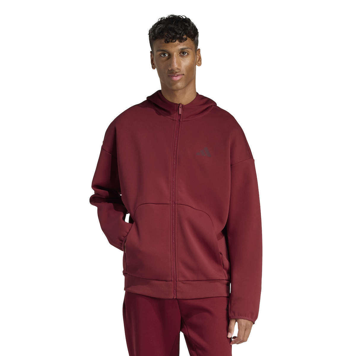 adidas Sweatshirt with Hood Bordeaux KD7666 | Skroutz.mt