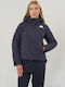 Women's Sports Jacket Waterproof for Winter with Hood Black