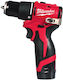 Milwaukee M12 BLPDRC-202C Κρουστικό Δραπανοκατσάβιδο Μπαταρίας Brushless 12V