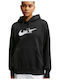 Sportswear Phoenix Long Women's Sweatshirt Hooded Black