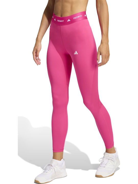 adidas Training Cropped Women's Leggings Fuchsia adidas Training Cropped Women's Leggings Fuchsia