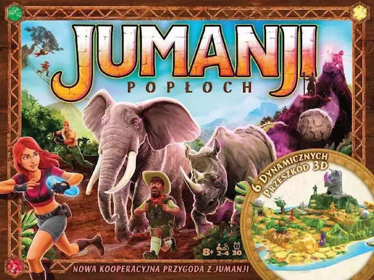 Board Game Jumanji Panic for 2-4 Players 8+ Years Old (PL) Spin Master