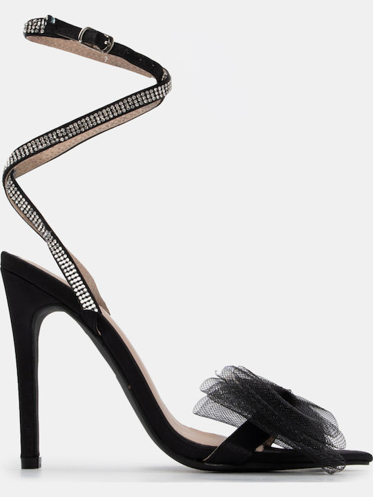 Luigi Sandals with Strass Black