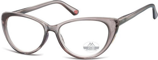 Montana Eyewear Reading Glasses +2.00 in Gray color