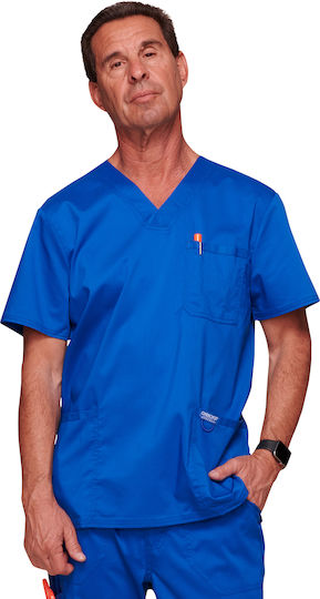 Cherokee WWE670 Men's Medical Blouse Blue