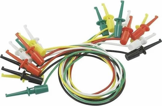 Voltcraft Set Messkabel Mit Krokodilklemmen 10 Stück 128912